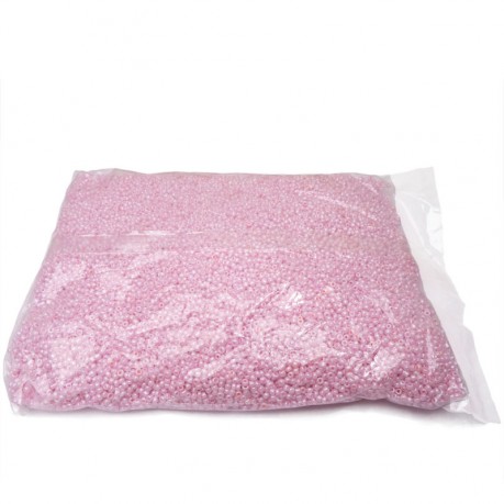 450g Skleněné korálky 2mm – růžový rokajl 450g Skleněné korálky 2mm – růžový rokajl