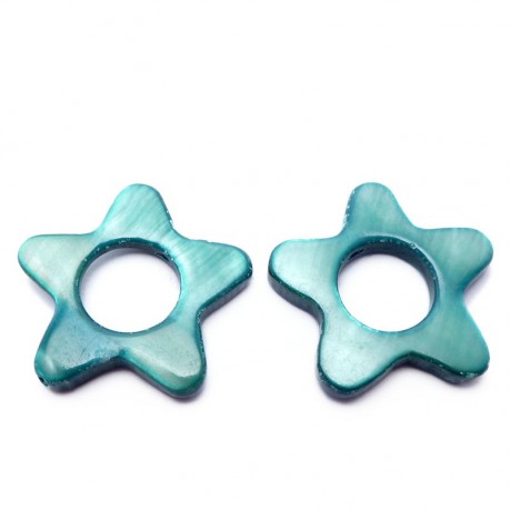 Perleťové hvězdičky (modrá)